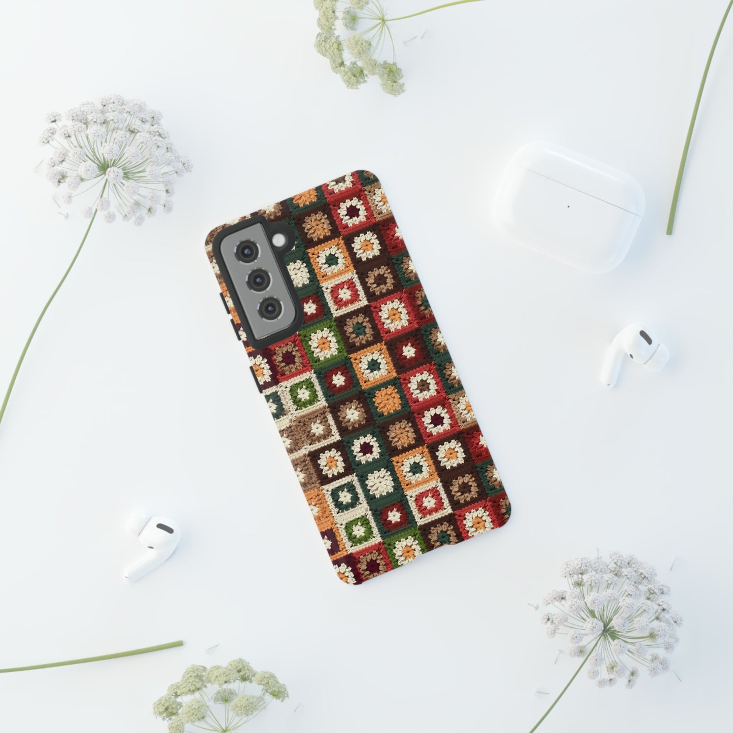 Granny Square Crochet Blanket Phone Case