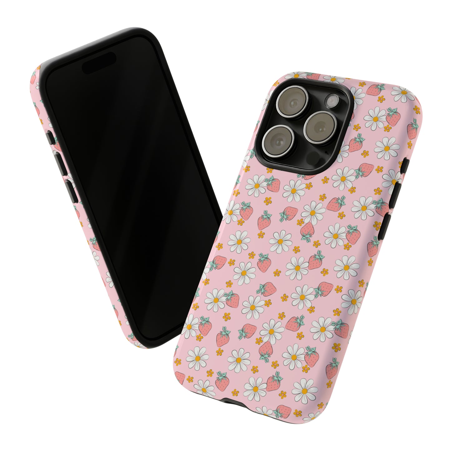 Strawberry Floral Phone Case