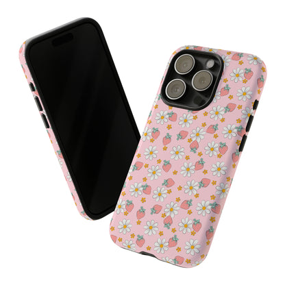 Strawberry Floral Phone Case