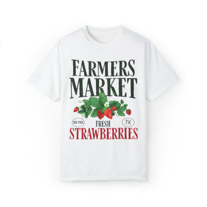 Comfort Colors Strawberry Farmers Market Shirt