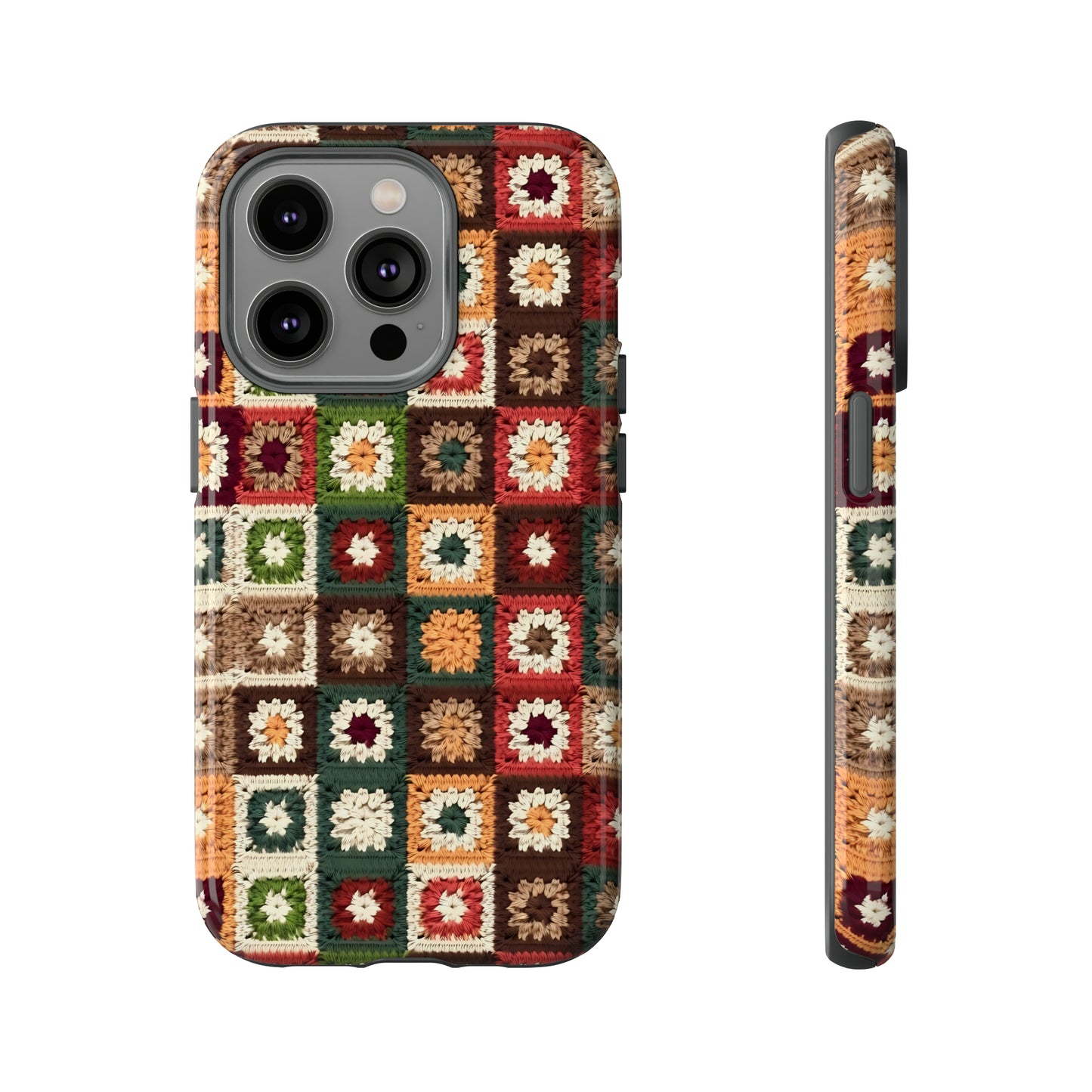 Granny Square Crochet Blanket Phone Case