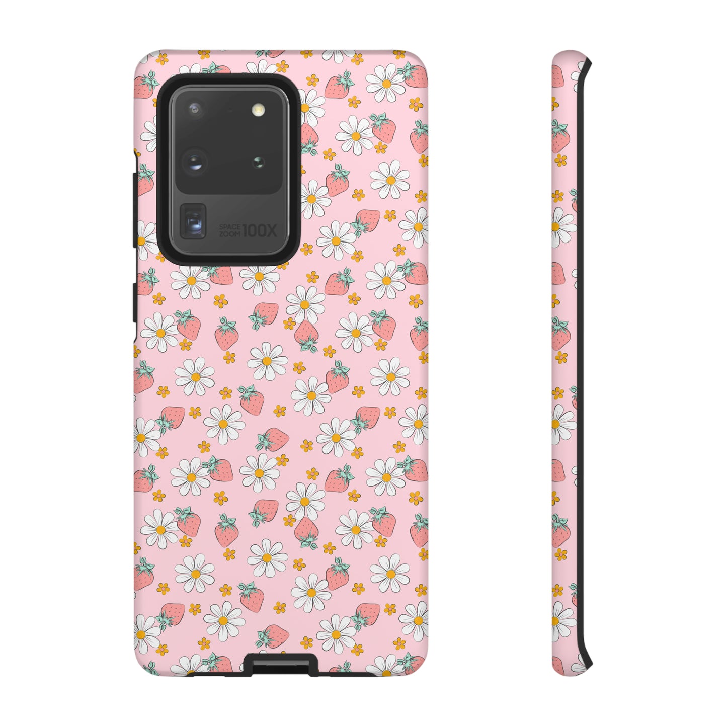 Strawberry Floral Phone Case