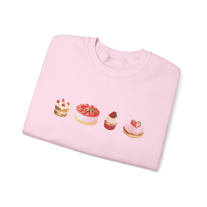 Strawberry Cake Coquette Aesthetic Sweatshirt