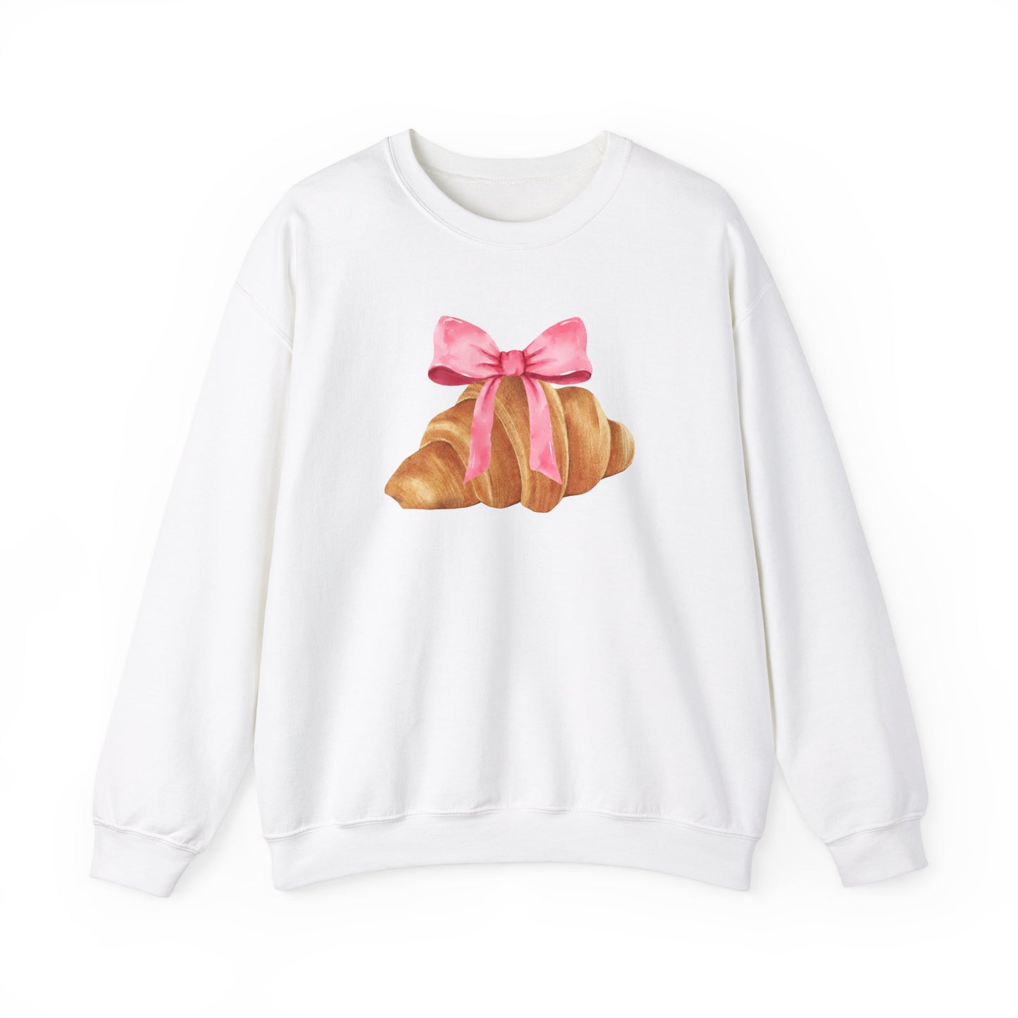 Coquette Croissant Bow Sweatshirt