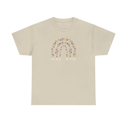 Floral Rainbow Stay Wild Shirt