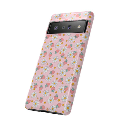 Strawberry Floral Phone Case