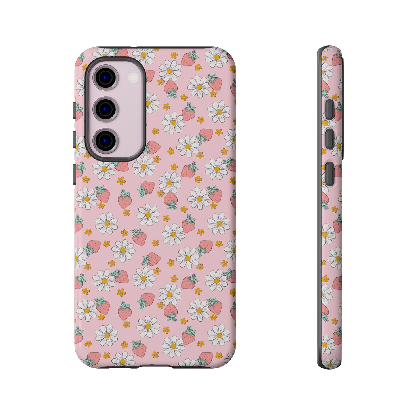 Strawberry Floral Phone Case