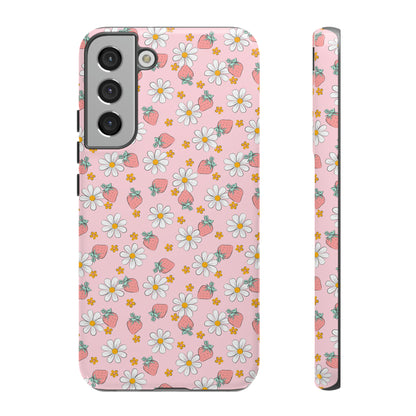 Strawberry Floral Phone Case