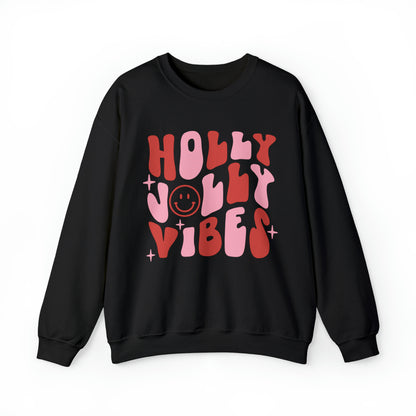 Holly Jolly Vibes Smiley Sweatshirt