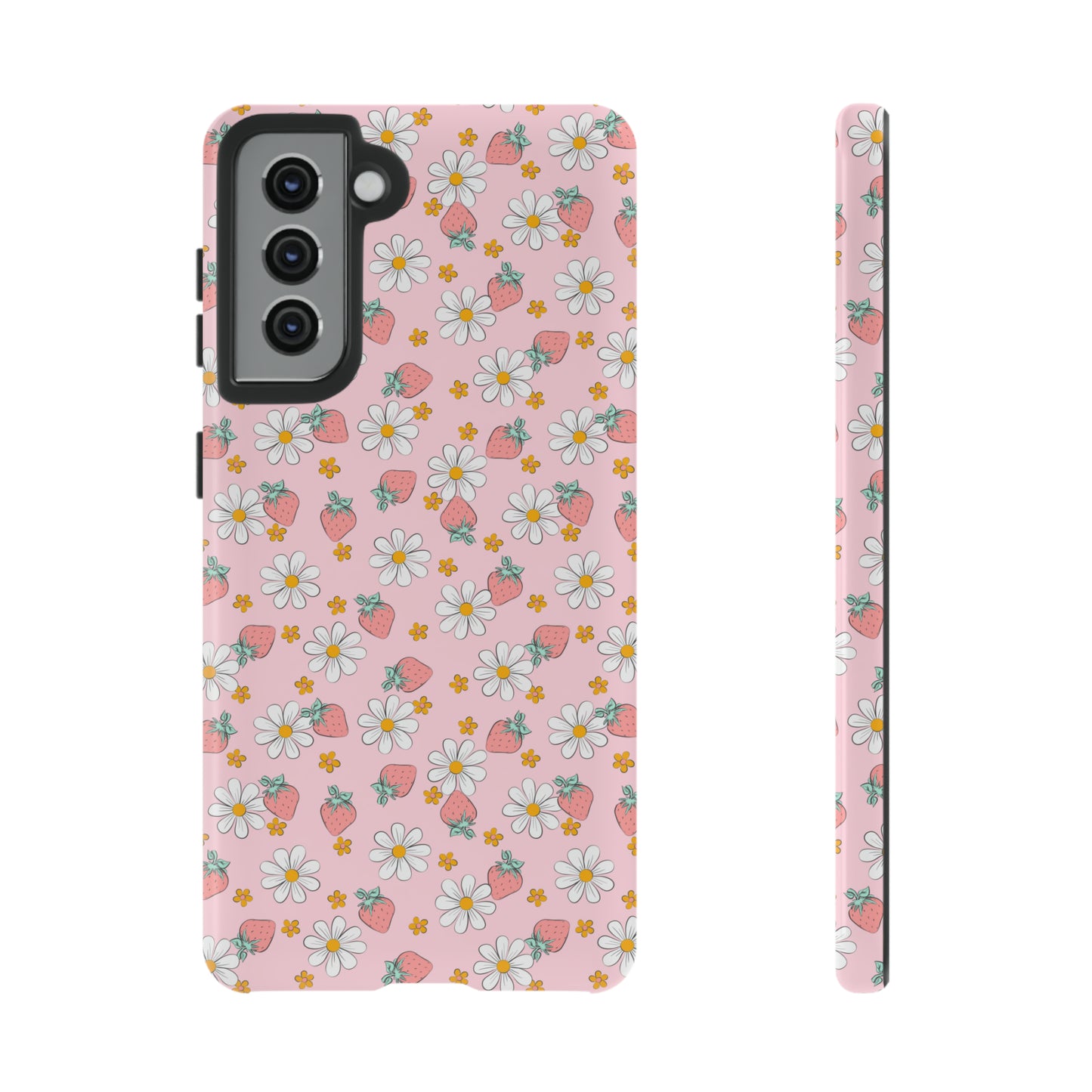 Strawberry Floral Phone Case