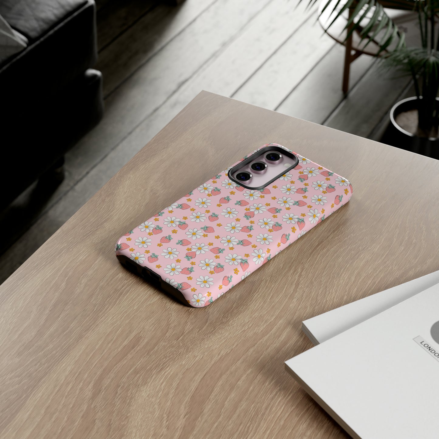 Strawberry Floral Phone Case