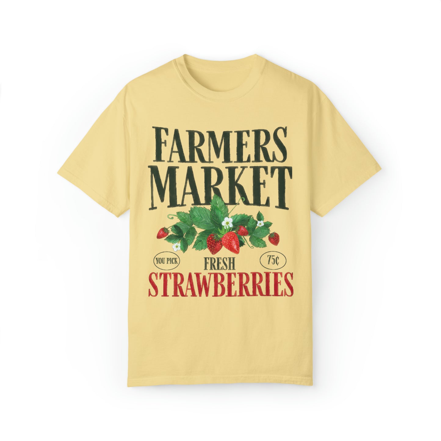 Comfort Colors Strawberry Farmers Market Shirt