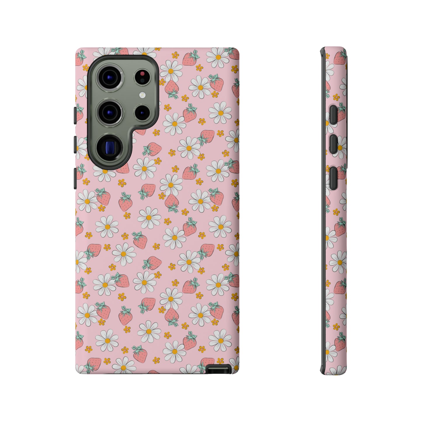 Strawberry Floral Phone Case