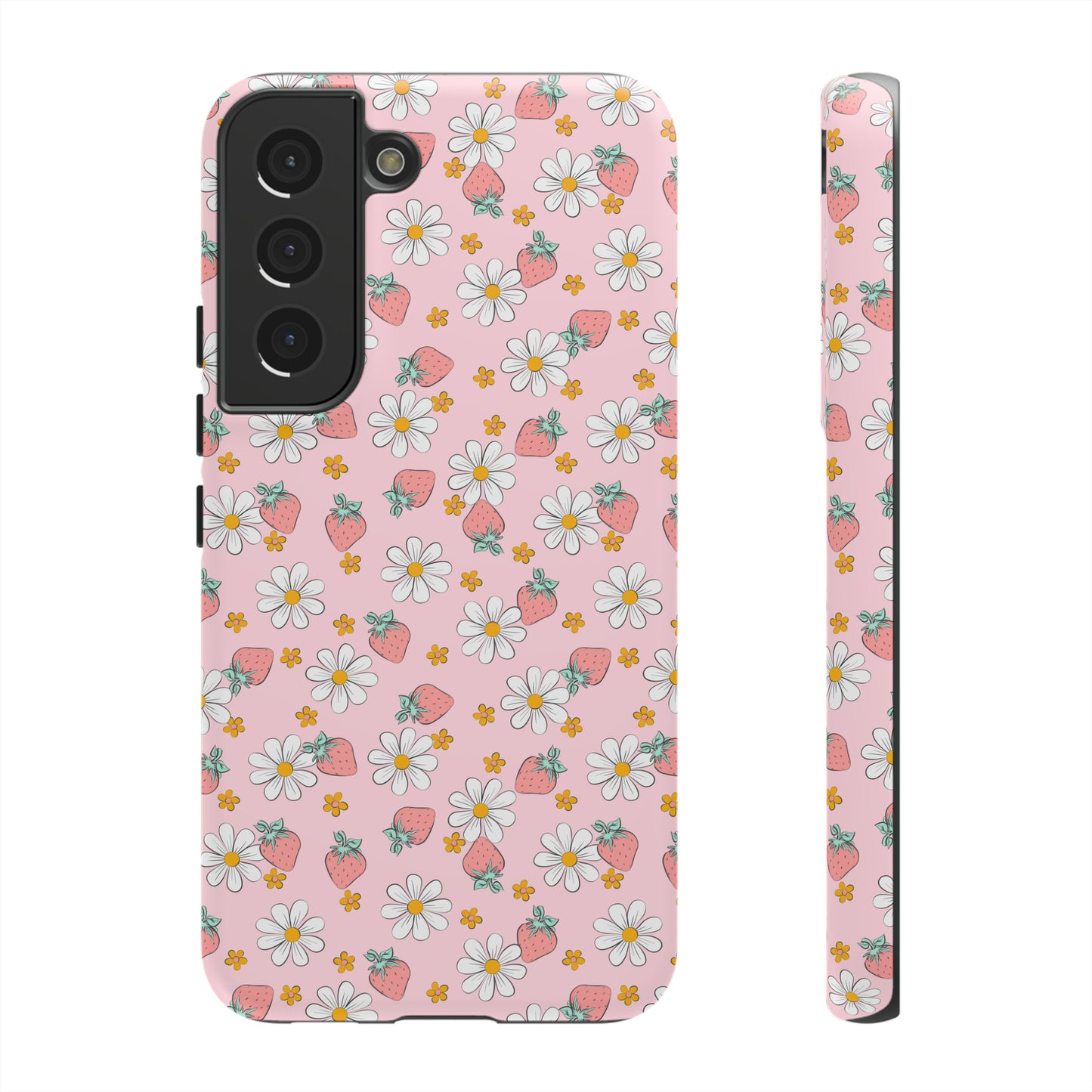 Strawberry Floral Phone Case