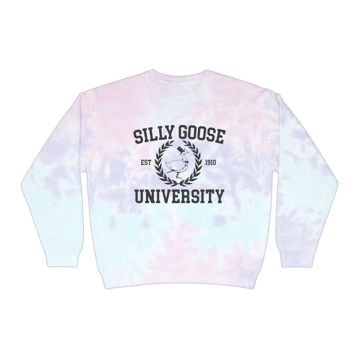 Tie Dye Silly Goose University Sweatshirt