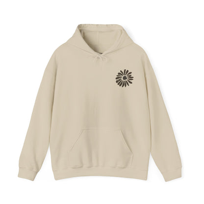 Tan Pressed Flower Hoodie