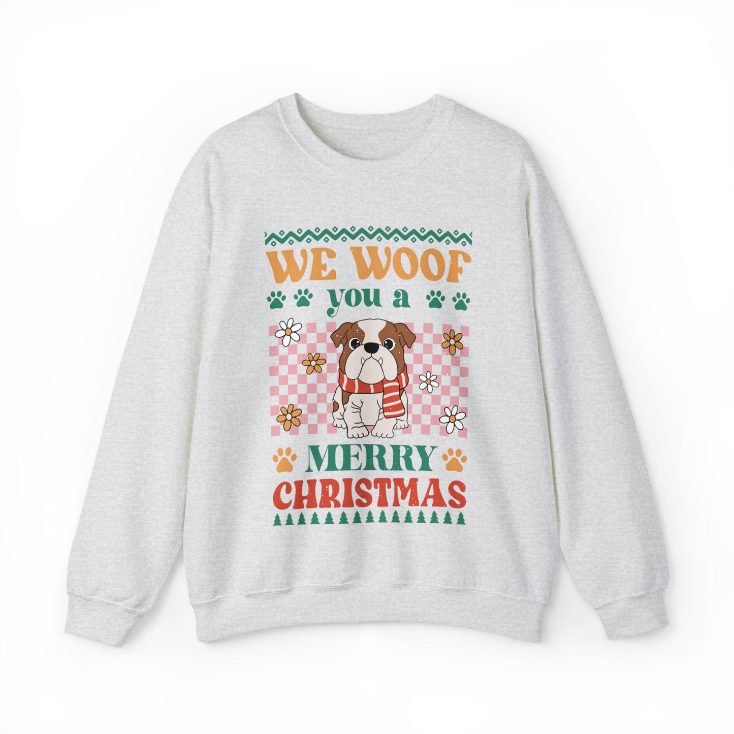 Christmas Bulldog Ugly Sweater