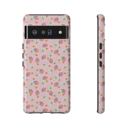 Strawberry Floral Phone Case