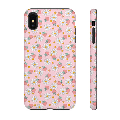 Strawberry Floral Phone Case