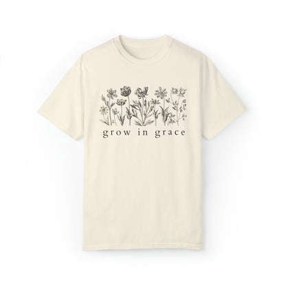 Grow in Grace Comfort Colors Christian Shirt