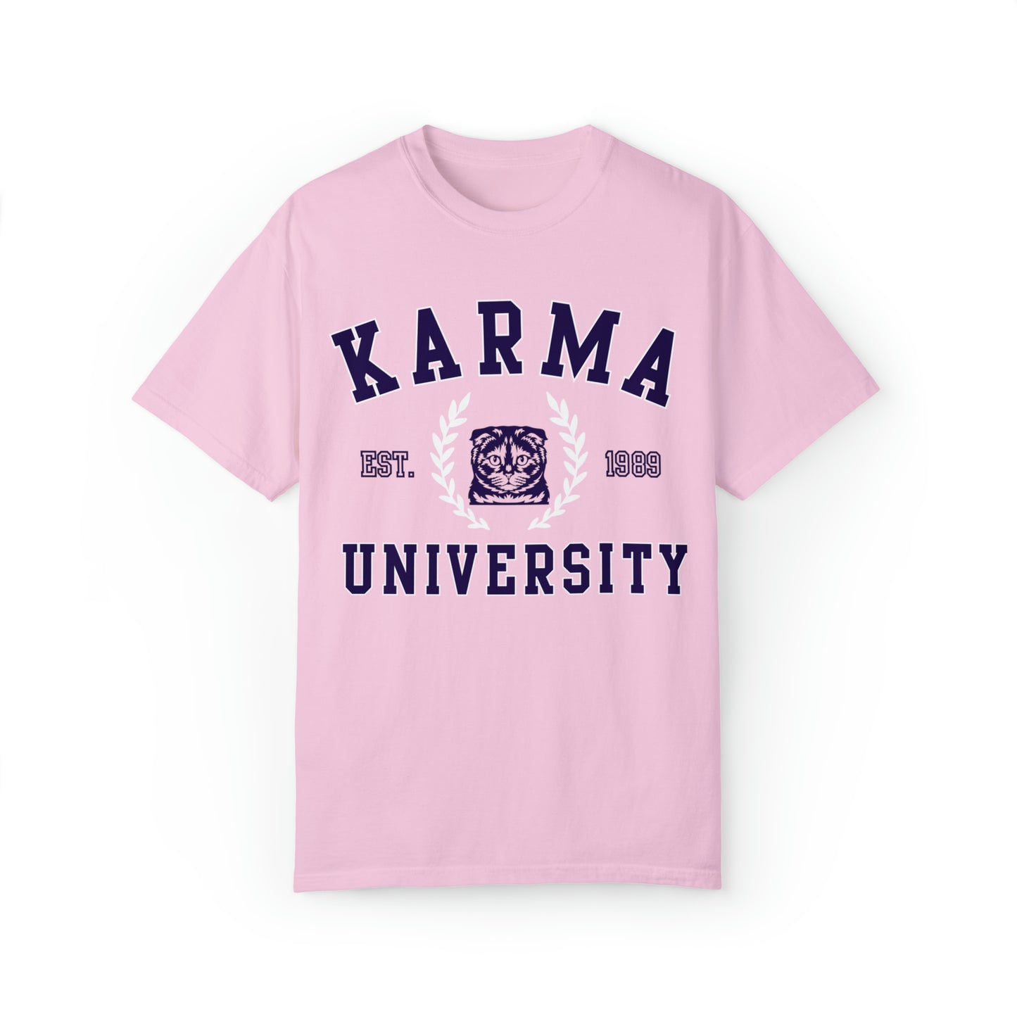 Comfort Colors Karma Cat University Shirt