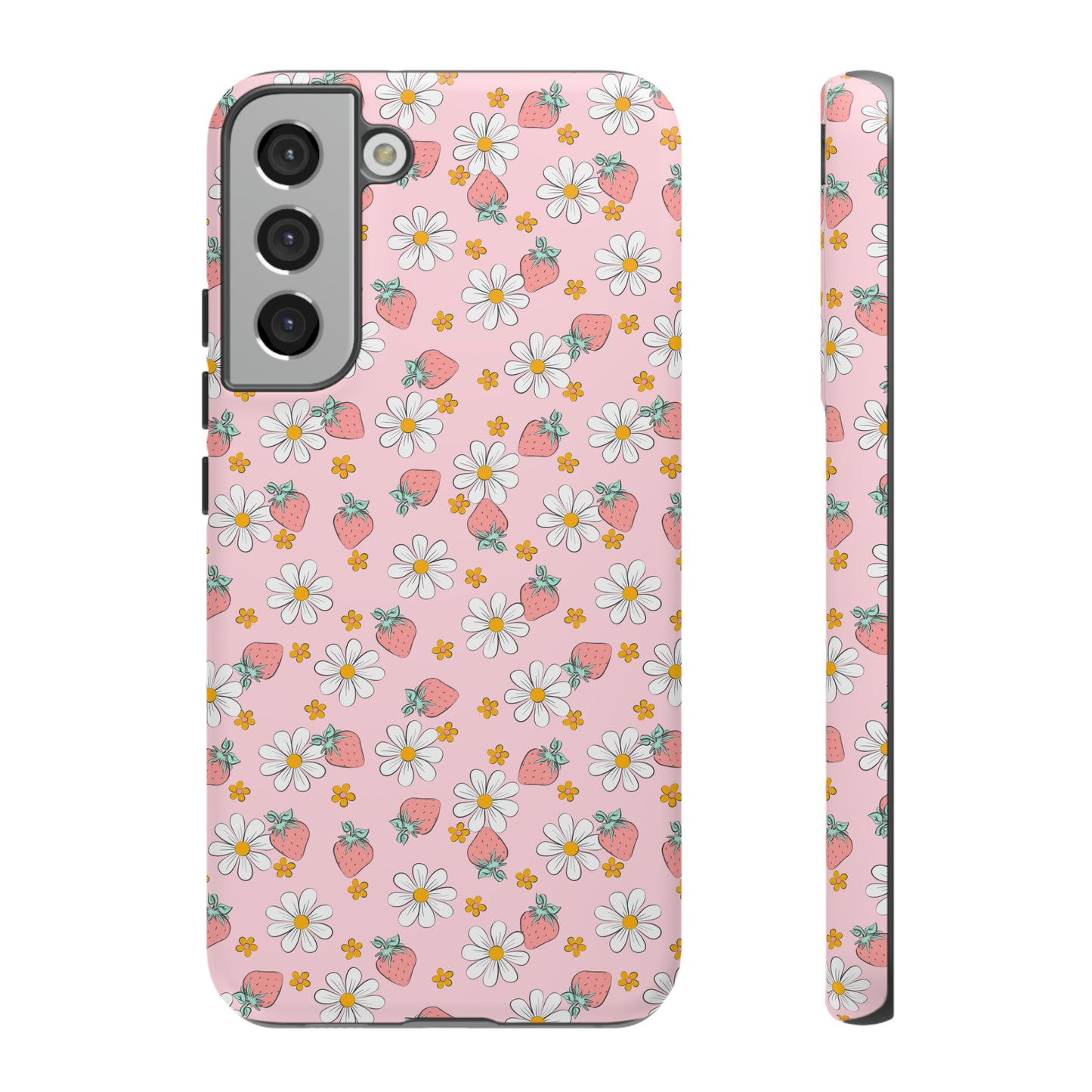 Strawberry Floral Phone Case