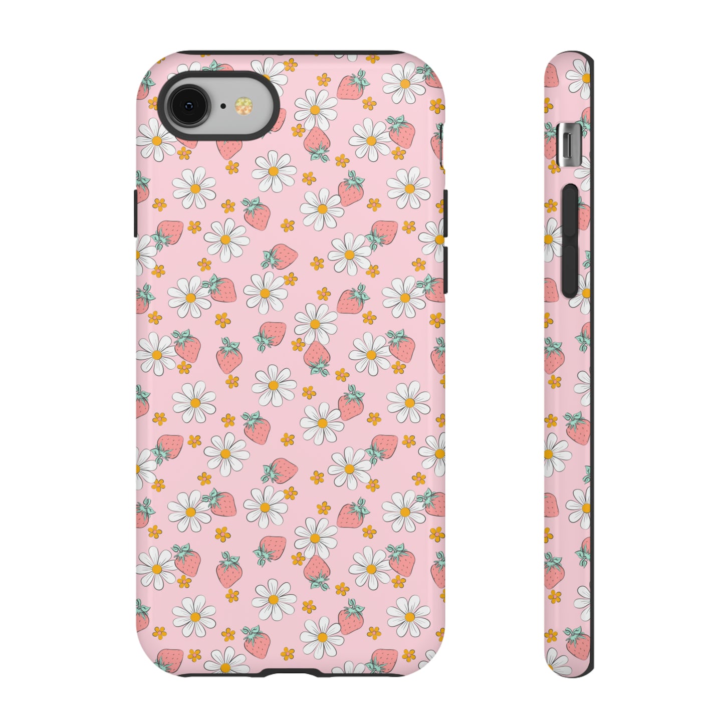 Strawberry Floral Phone Case