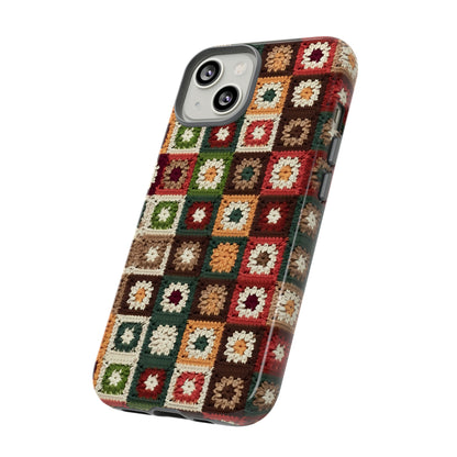 Granny Square Crochet Blanket Phone Case