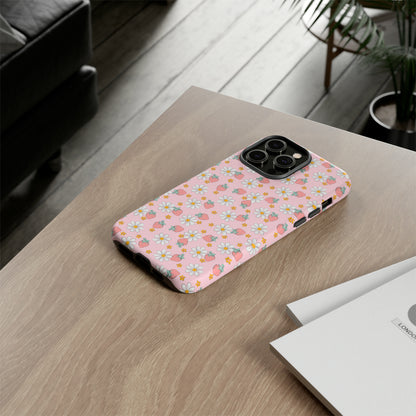 Strawberry Floral Phone Case