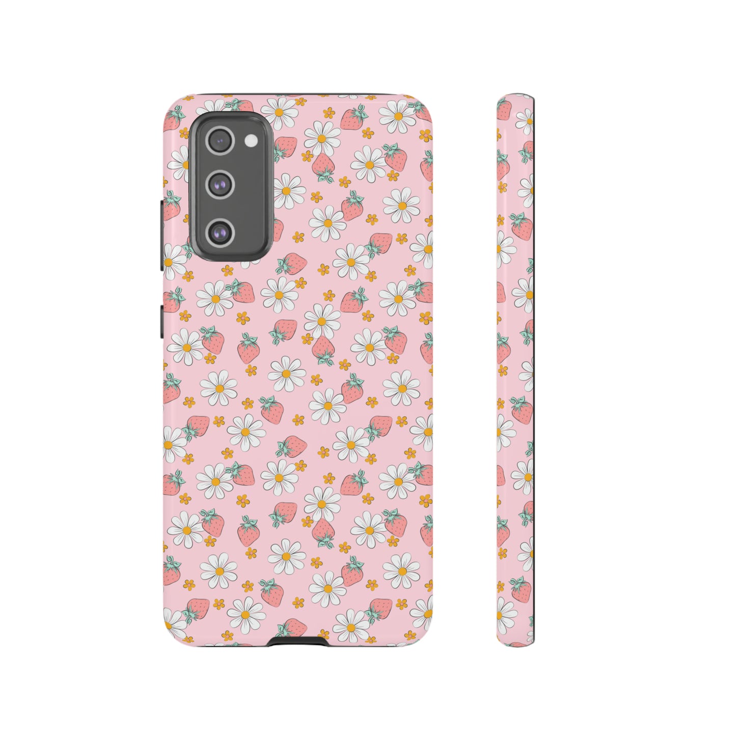 Strawberry Floral Phone Case