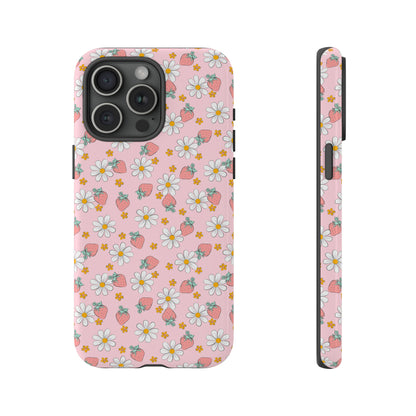 Strawberry Floral Phone Case