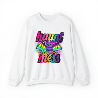 Haunt Mess Rainbow Bat Sweatshirt