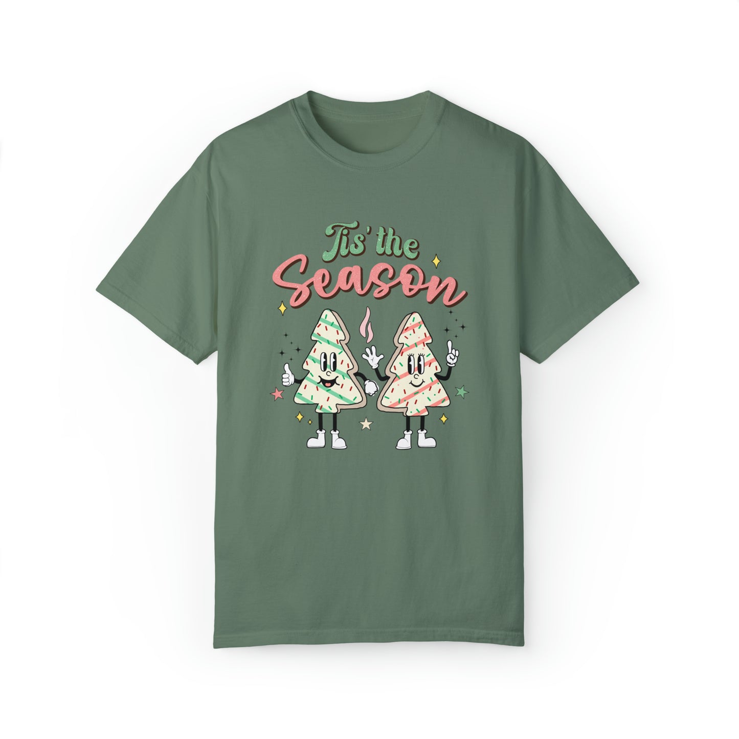 Comfort Colors Tis' the Season Christmas Tree Snack Cake Shirt