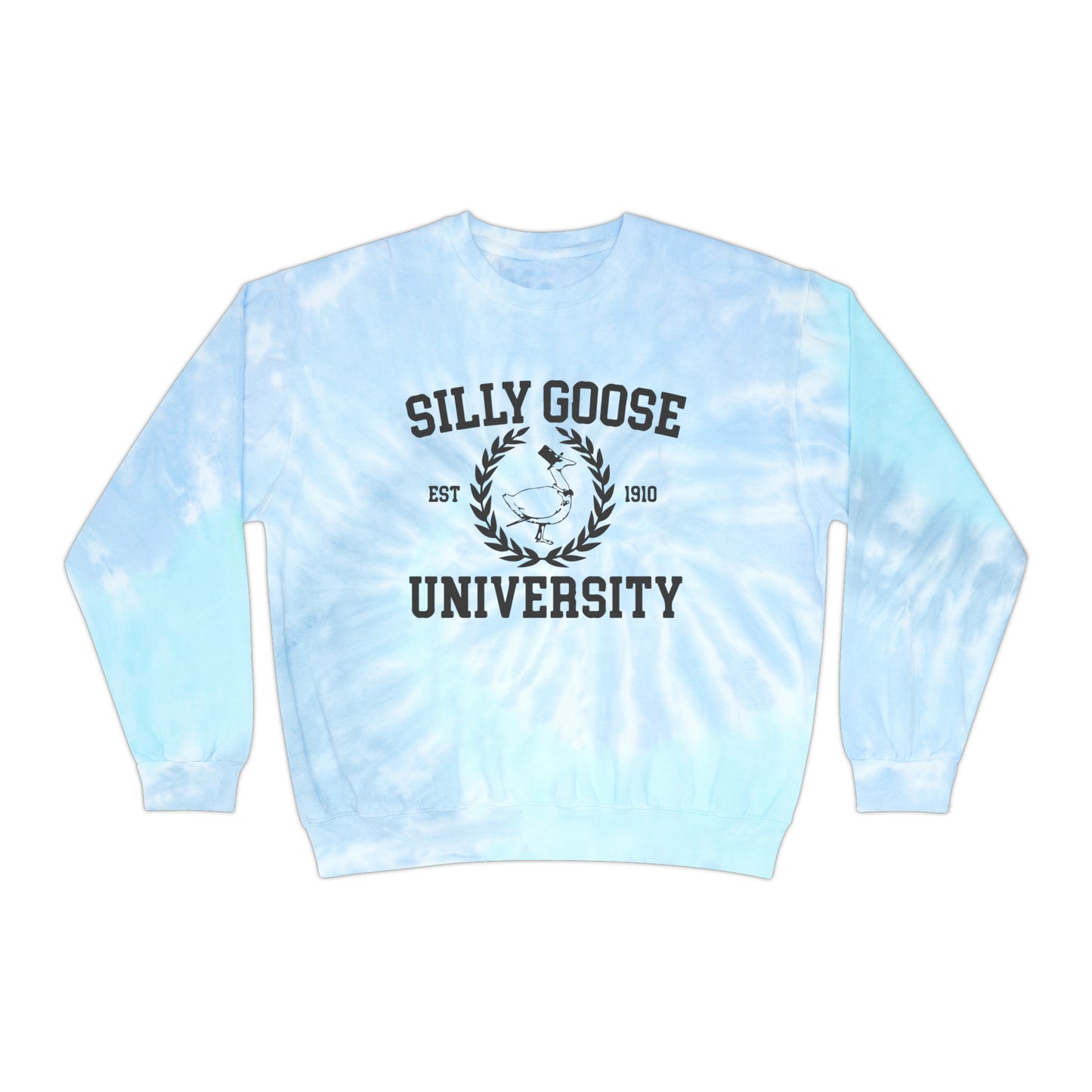 Tie Dye Silly Goose University Sweatshirt