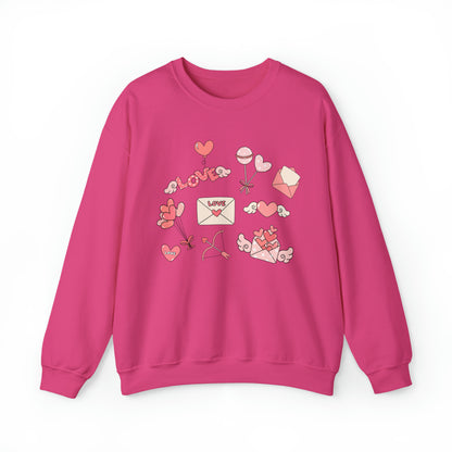 Valentines Doodles Sweatshirt