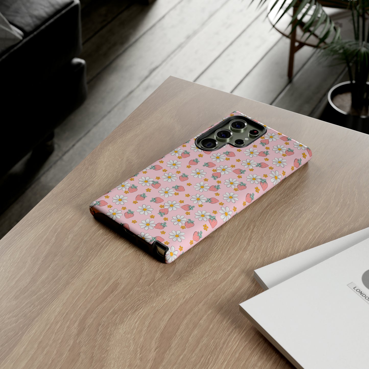 Strawberry Floral Phone Case