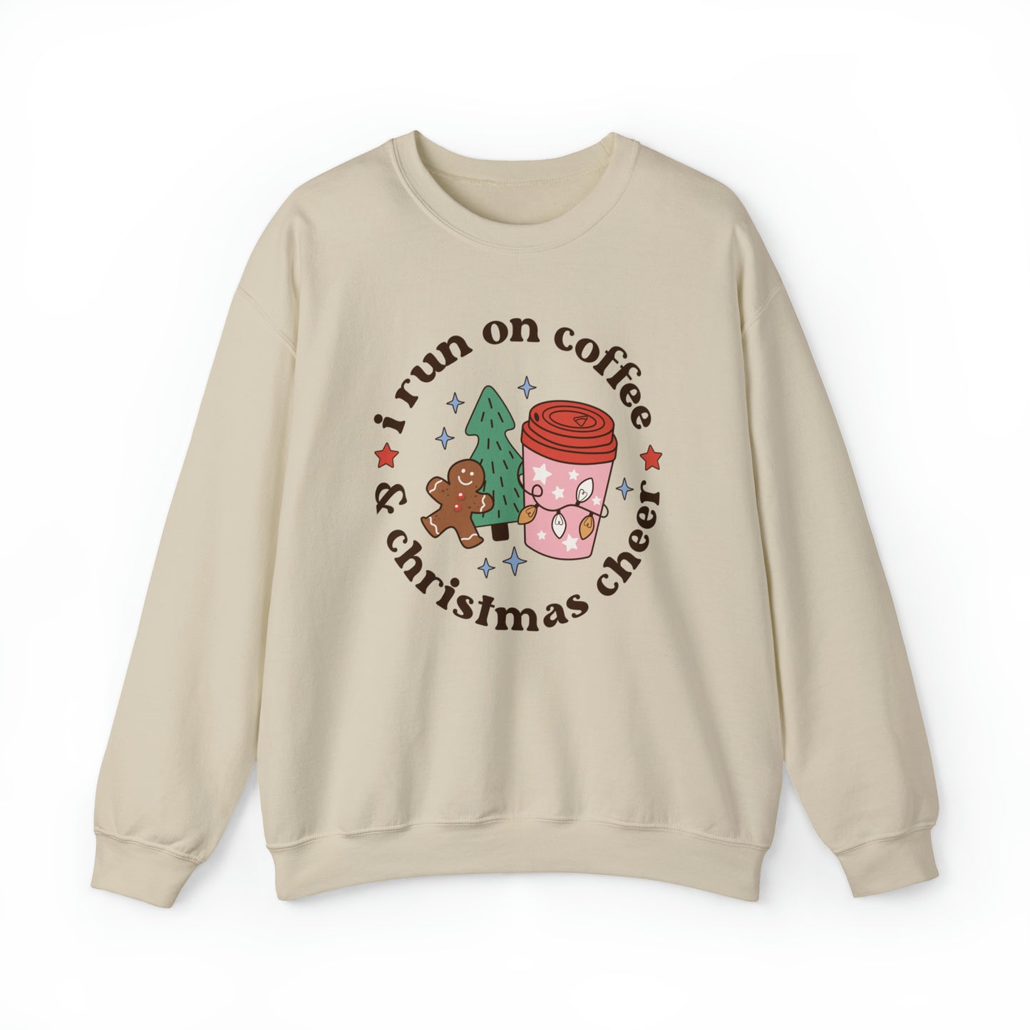 Retro Christmas Coffee and Cheer Sweatshirt