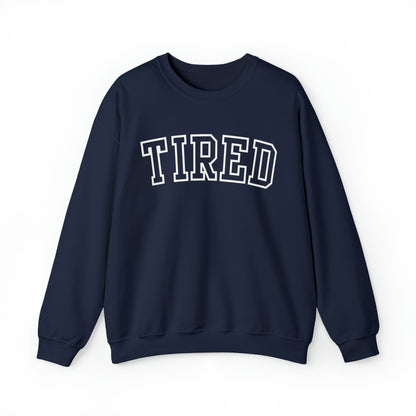 Tired Varsity Letter Sweatshirt