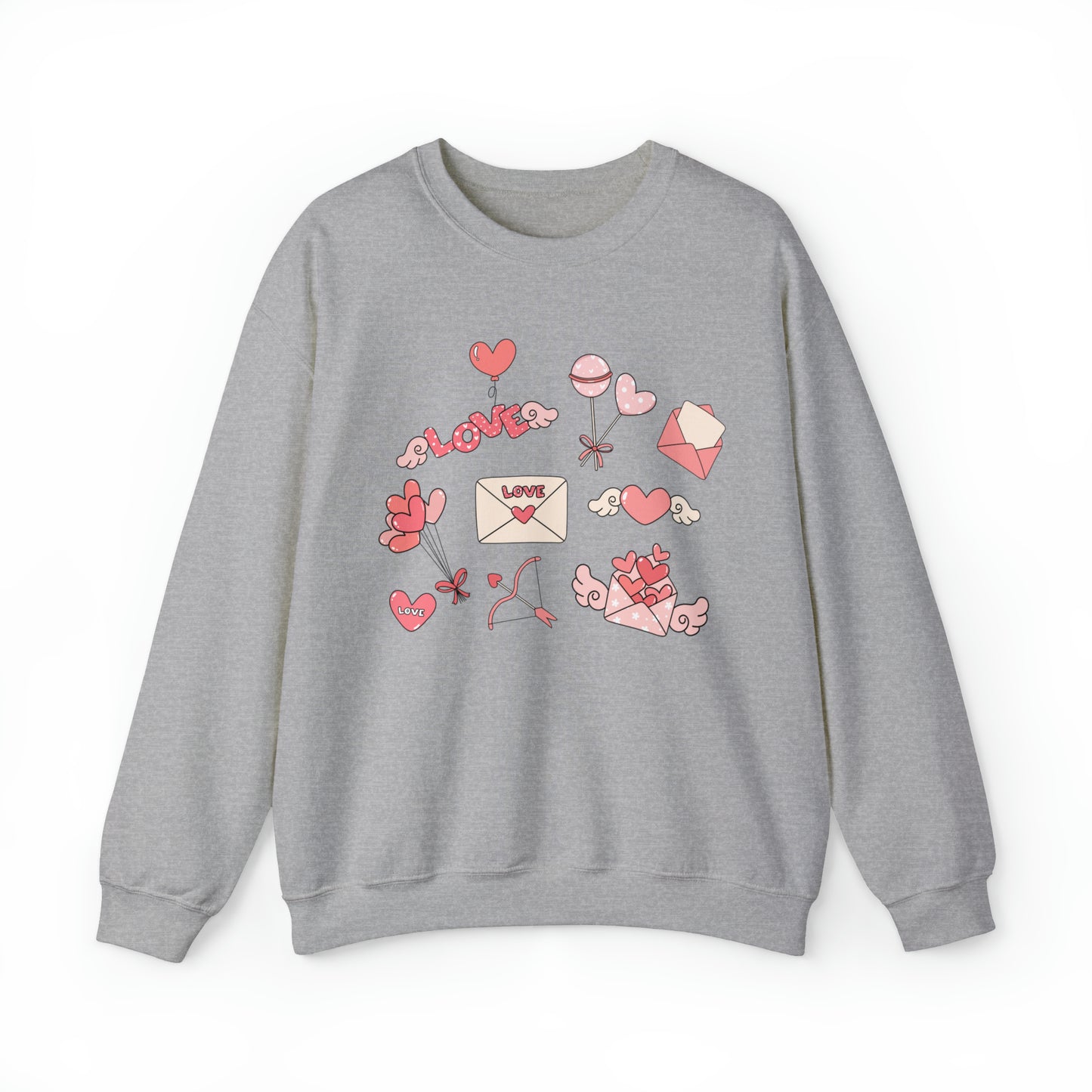 Valentines Doodles Sweatshirt