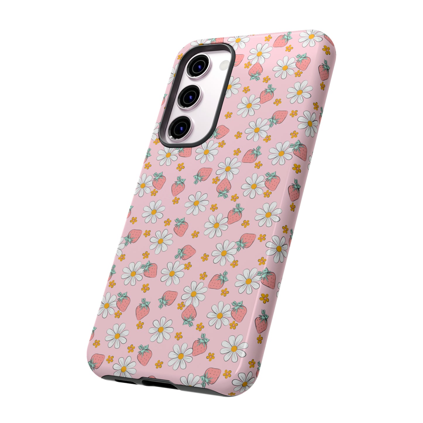 Strawberry Floral Phone Case