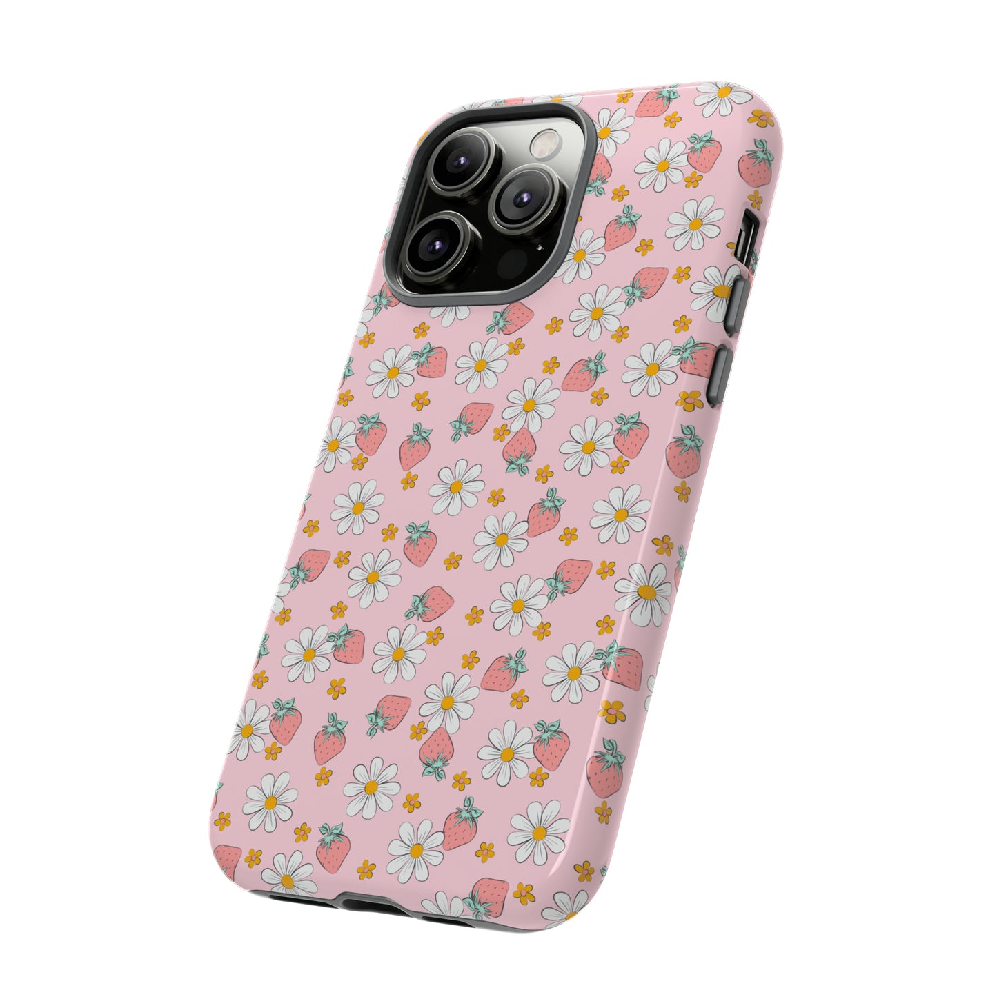 Strawberry Floral Phone Case