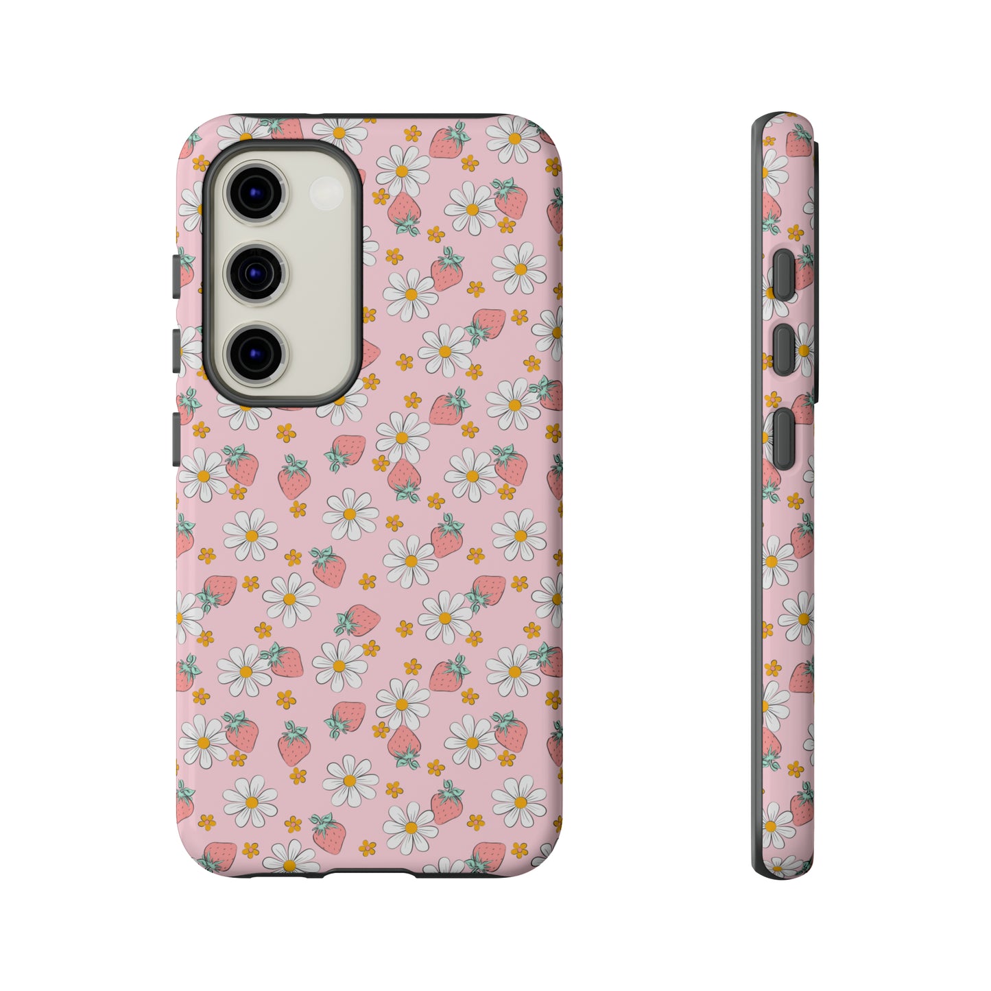 Strawberry Floral Phone Case