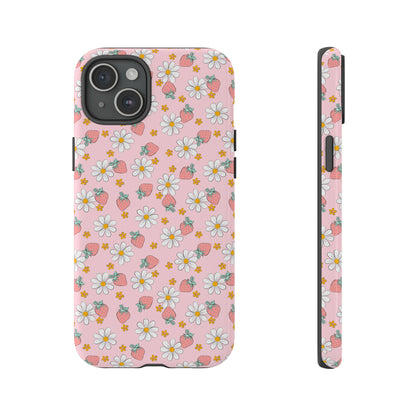 Strawberry Floral Phone Case