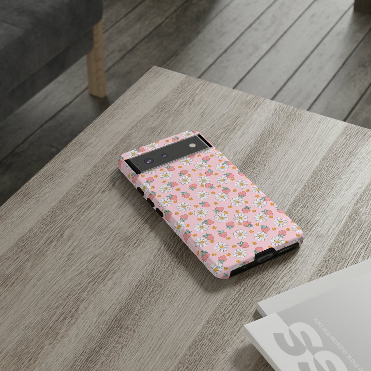 Strawberry Floral Phone Case