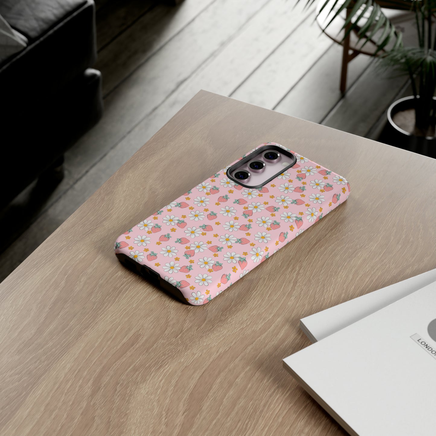 Strawberry Floral Phone Case