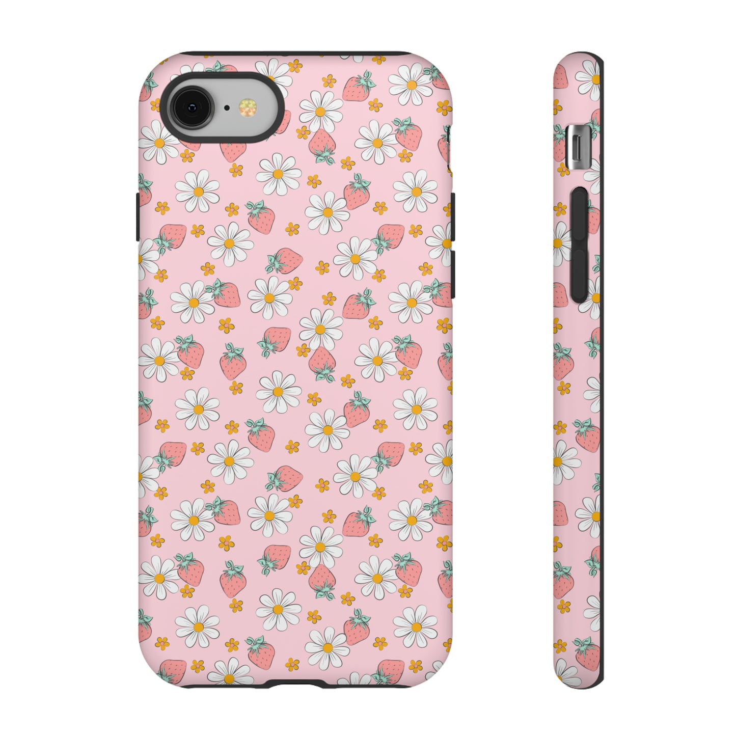 Strawberry Floral Phone Case