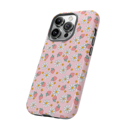 Strawberry Floral Phone Case