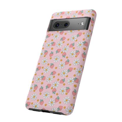 Strawberry Floral Phone Case