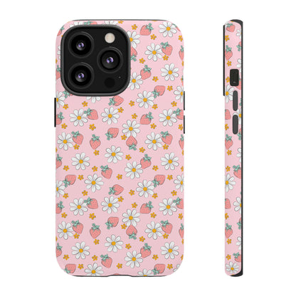 Strawberry Floral Phone Case