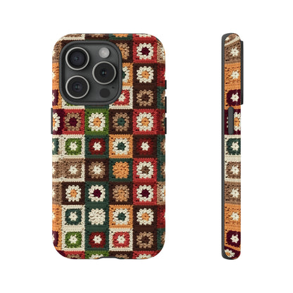 Granny Square Crochet Blanket Phone Case